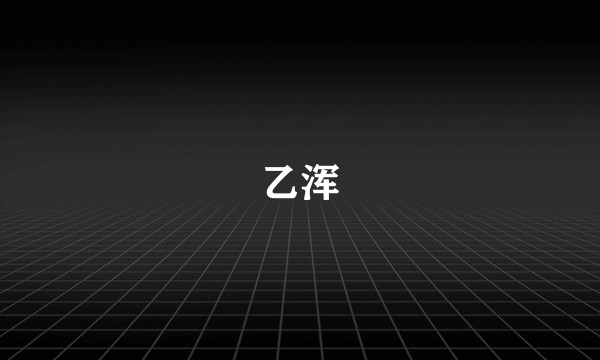 乙浑
