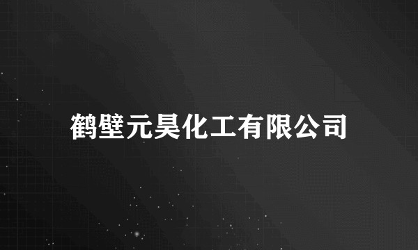 鹤壁元昊化工有限公司