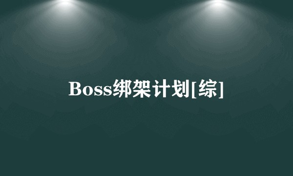 Boss绑架计划[综]