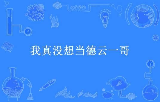 我真没想当德云一哥