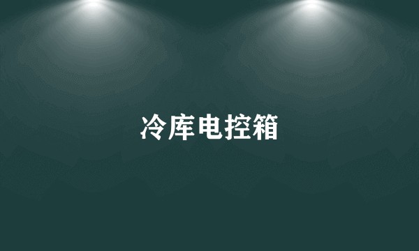 冷库电控箱