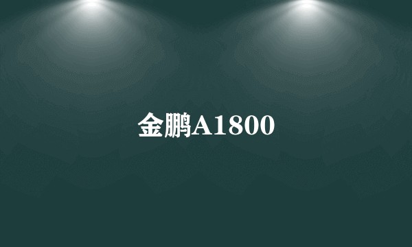 金鹏A1800