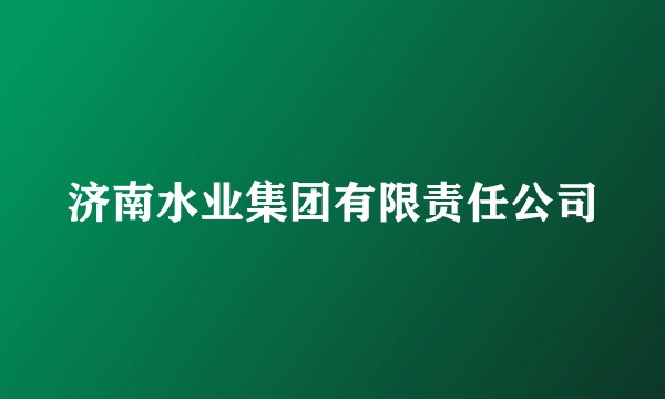 济南水业集团有限责任公司