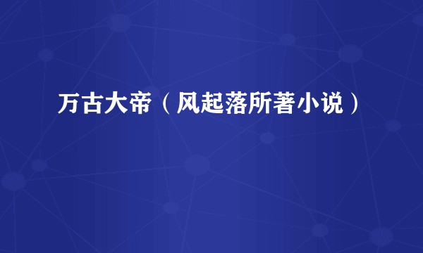 万古大帝（风起落所著小说）