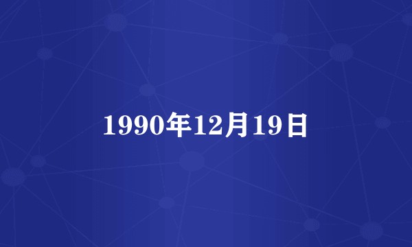 1990年12月19日