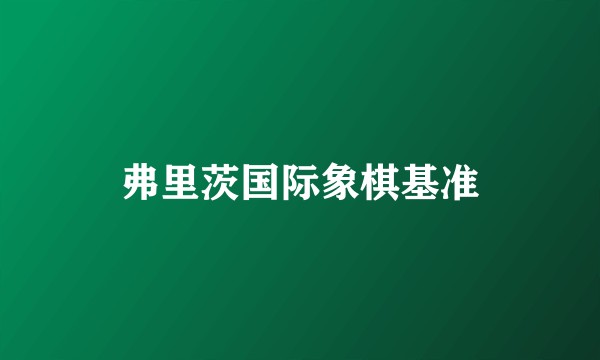 弗里茨国际象棋基准