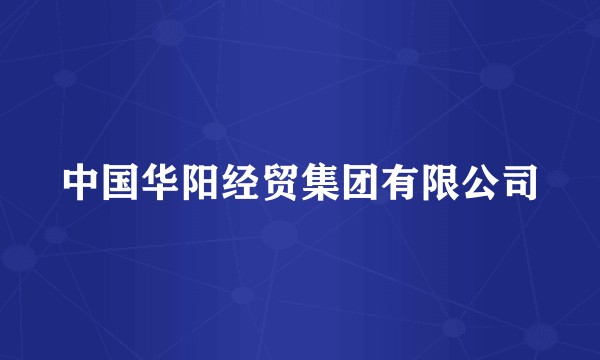中国华阳经贸集团有限公司