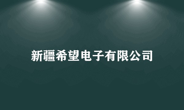 新疆希望电子有限公司