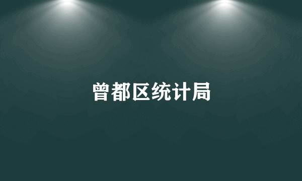 曾都区统计局