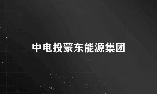 中电投蒙东能源集团
