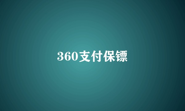 360支付保镖