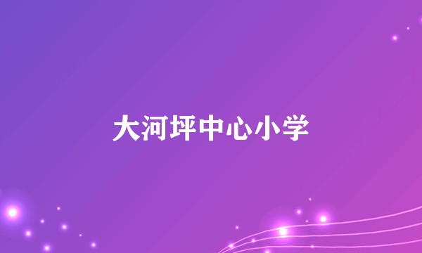 大河坪中心小学