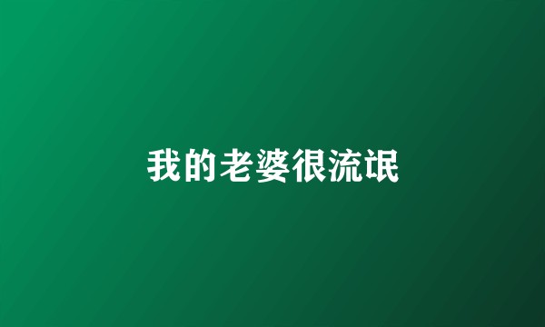我的老婆很流氓