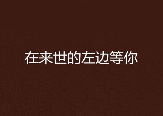 在来世的左边等你