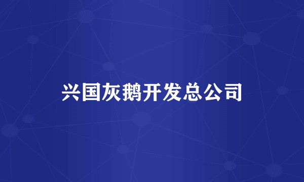 兴国灰鹅开发总公司