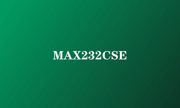 MAX232CSE