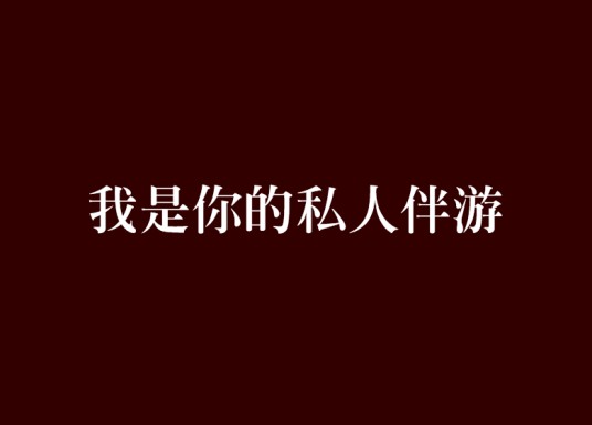 我是你的私人伴游