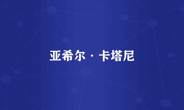 亚希尔·卡塔尼