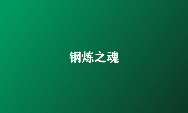 钢炼之魂
