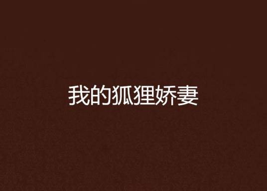 我的狐狸娇妻