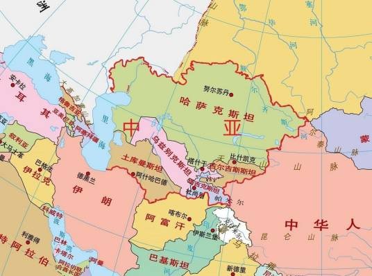 中亚(亚洲中部地区)