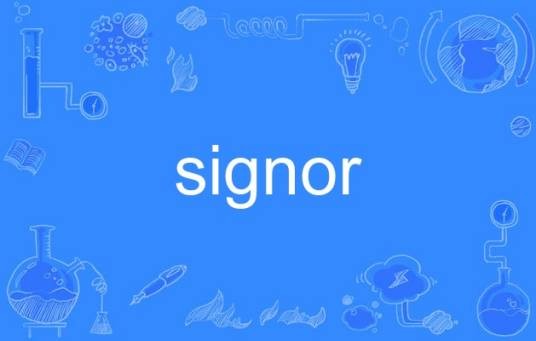 signor