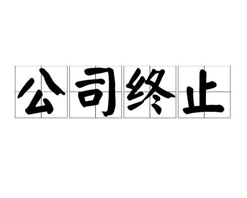 公司终止