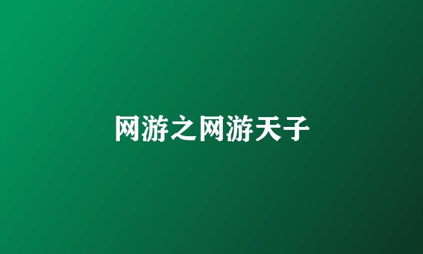 网游之网游天子