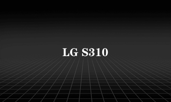 LG S310