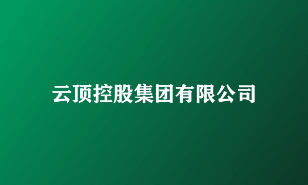 云顶控股集团有限公司