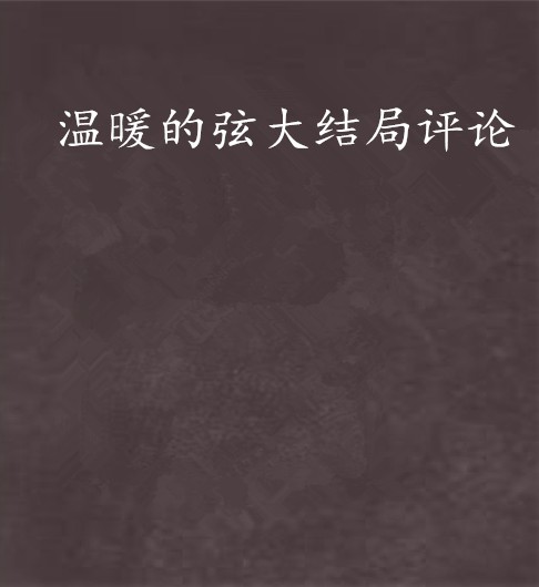 温暖的弦大结局评论