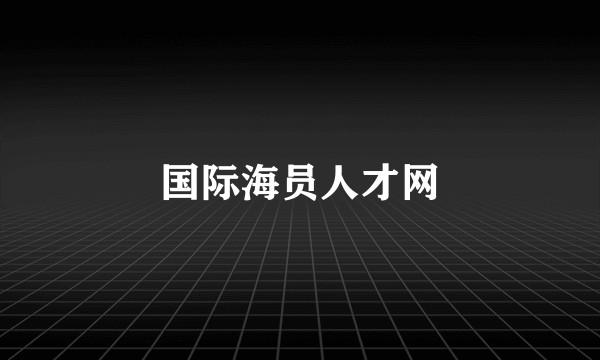 国际海员人才网