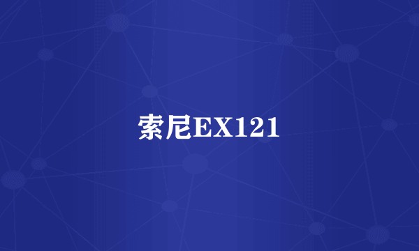 索尼EX121