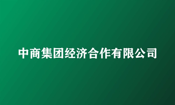 中商集团经济合作有限公司
