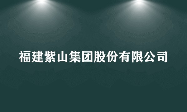 福建紫山集团股份有限公司