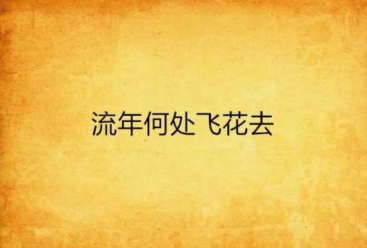 流年何处飞花去
