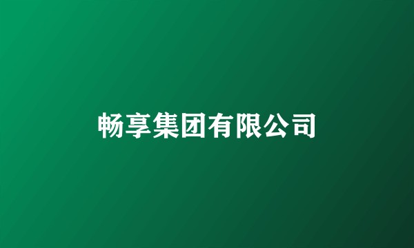 畅享集团有限公司