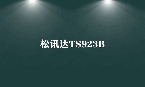松讯达TS923B