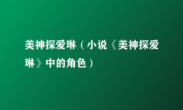 美神探爱琳（小说《美神探爱琳》中的角色）