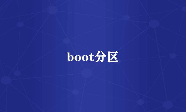 boot分区