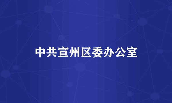 中共宣州区委办公室