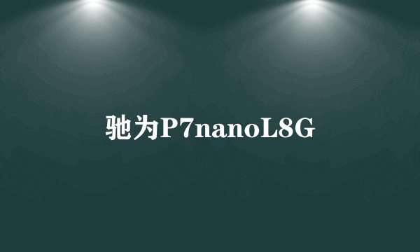 驰为P7nanoL8G