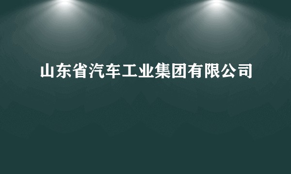 山东省汽车工业集团有限公司