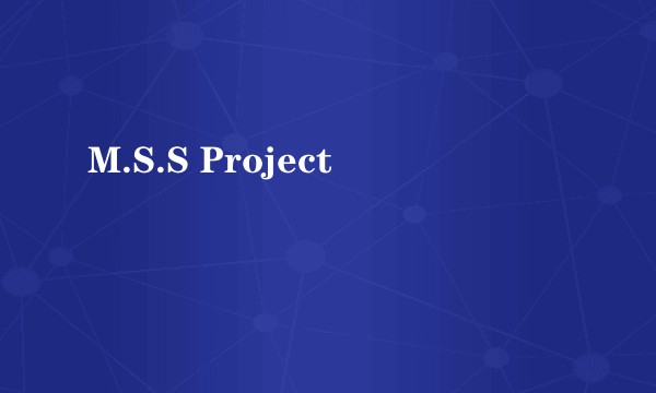 M.S.S Project