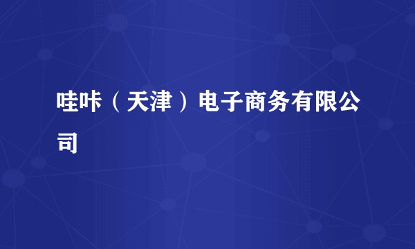 哇咔（天津）电子商务有限公司