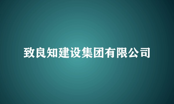致良知建设集团有限公司