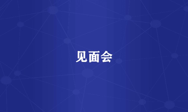 见面会