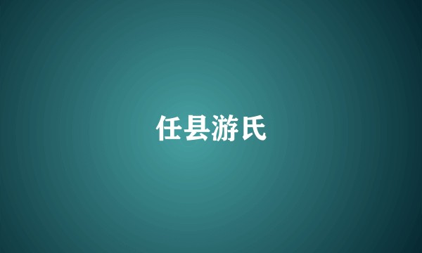 任县游氏