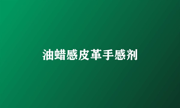 油蜡感皮革手感剂