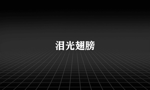 泪光翅膀